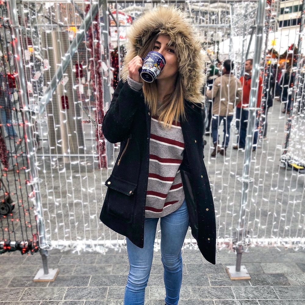 J Crew Chateau Parka - Black